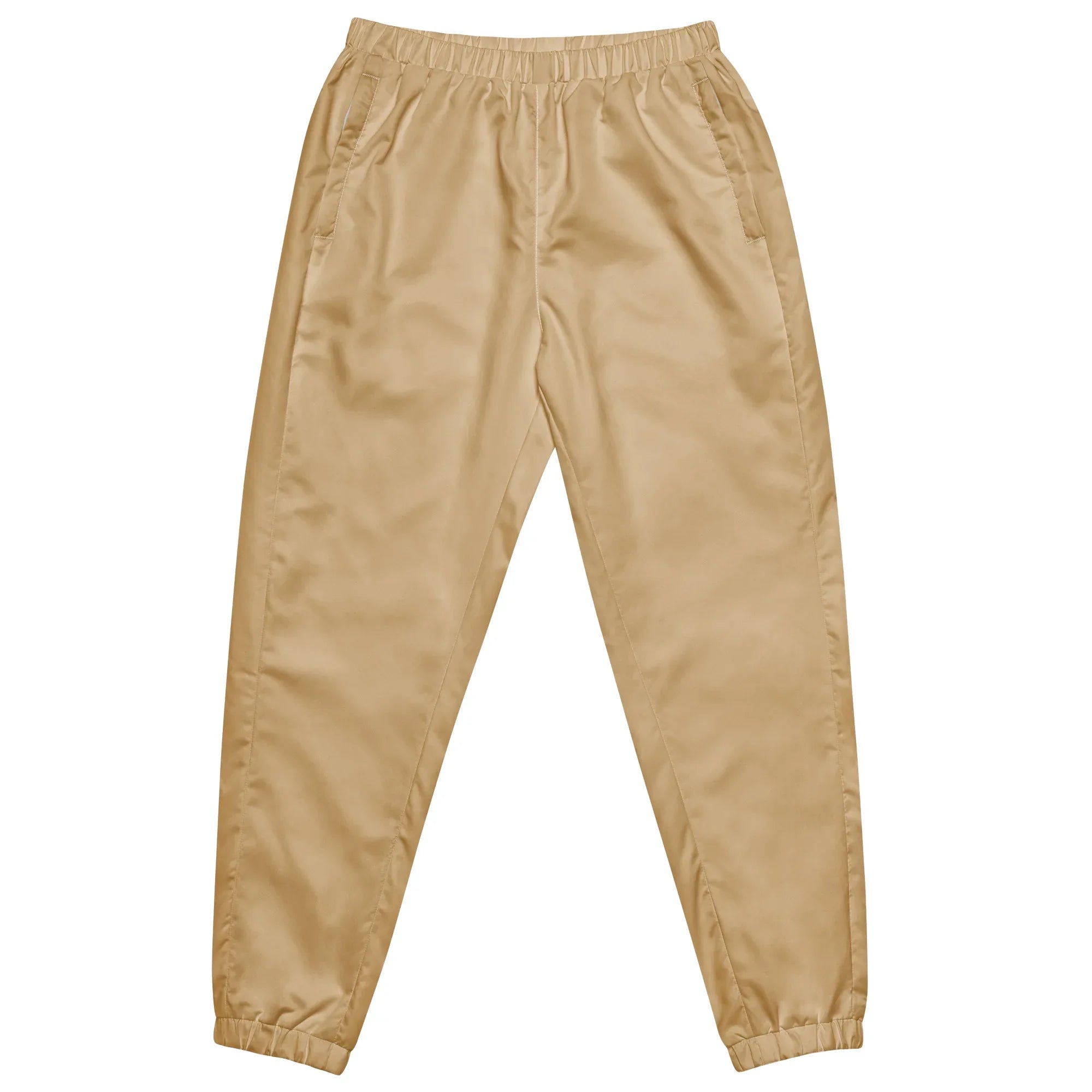 Unisex Track Pants Tan Track Pants AwRans Clothing all-over-print-unisex-track-pants-white-front-6790cb26aad0d