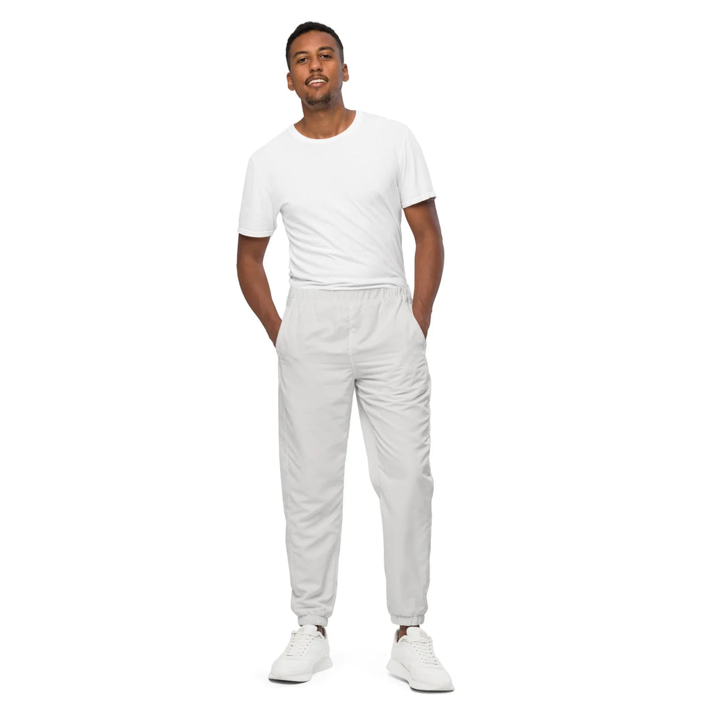 Unisex Track Pants Platinum Track Pants AwRans Clothing all-over-print-unisex-track-pants-white-front-6790cbc6083d0