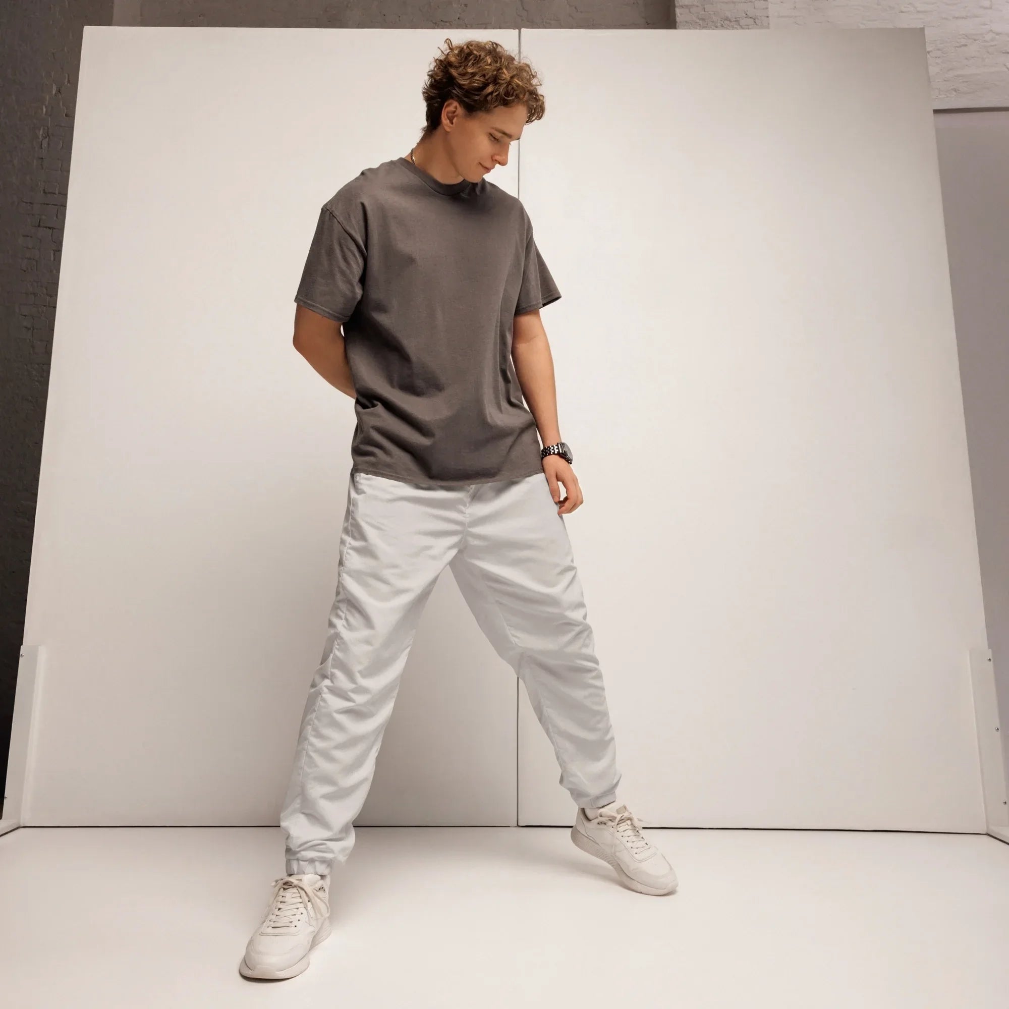 Unisex Track Pants Platinum Track Pants AwRans Clothing all-over-print-unisex-track-pants-white-front-6790cbc608570