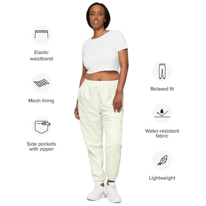 Unisex Track Pants Ivory - AwRans Clothing