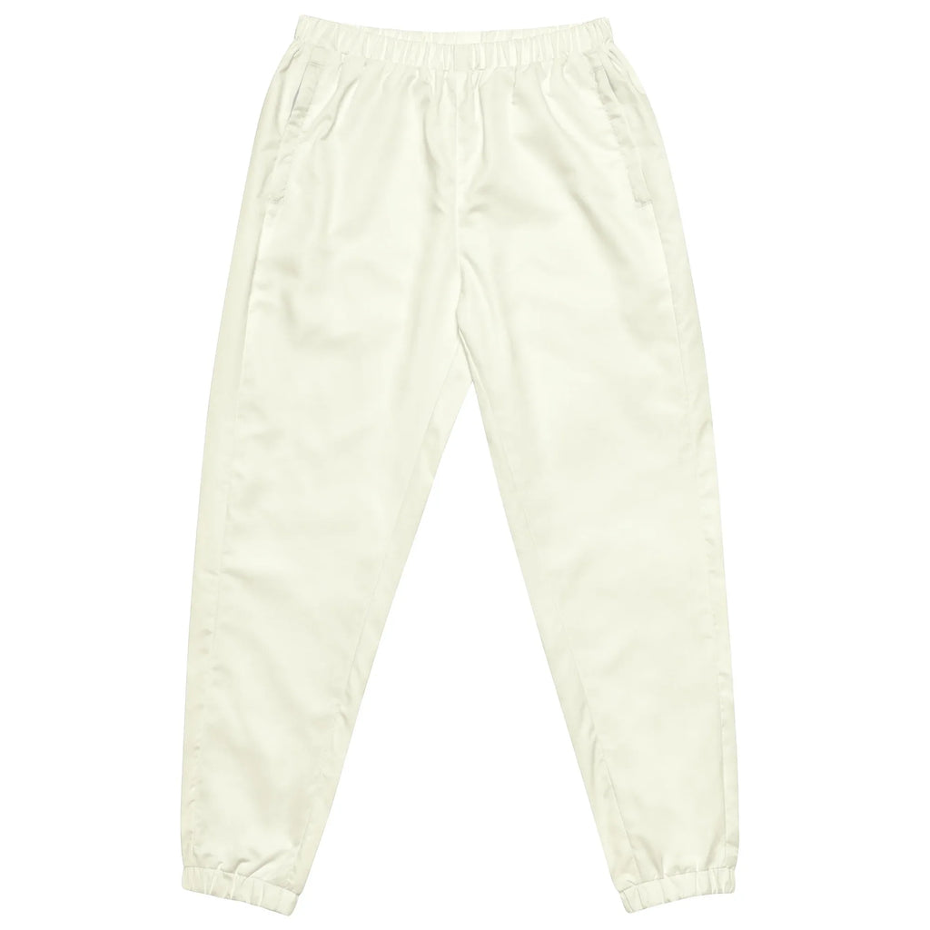 Unisex Track Pants Ivory Track Pants AwRans Clothing all-over-print-unisex-track-pants-white-front-6790da70ecaf0