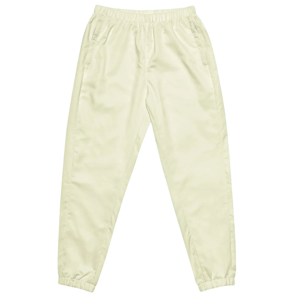 Unisex Track Pants Beige Track Pants AwRans Clothing all-over-print-unisex-track-pants-white-front-6790e91f614c9