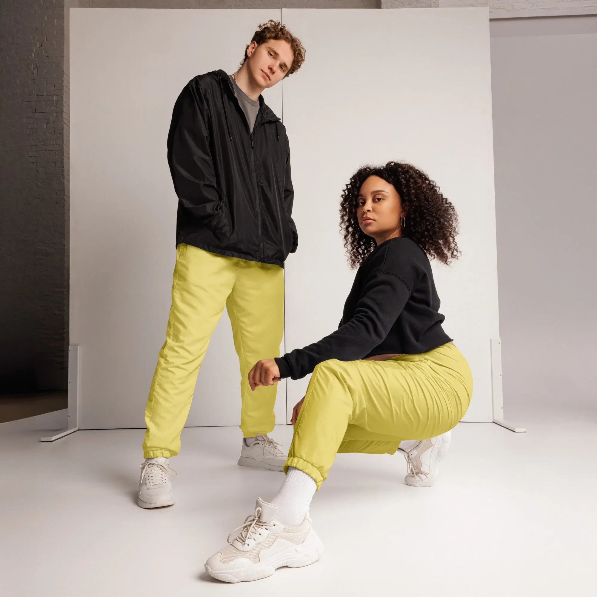 Unisex Track Pants Khaki - AwRans Clothing