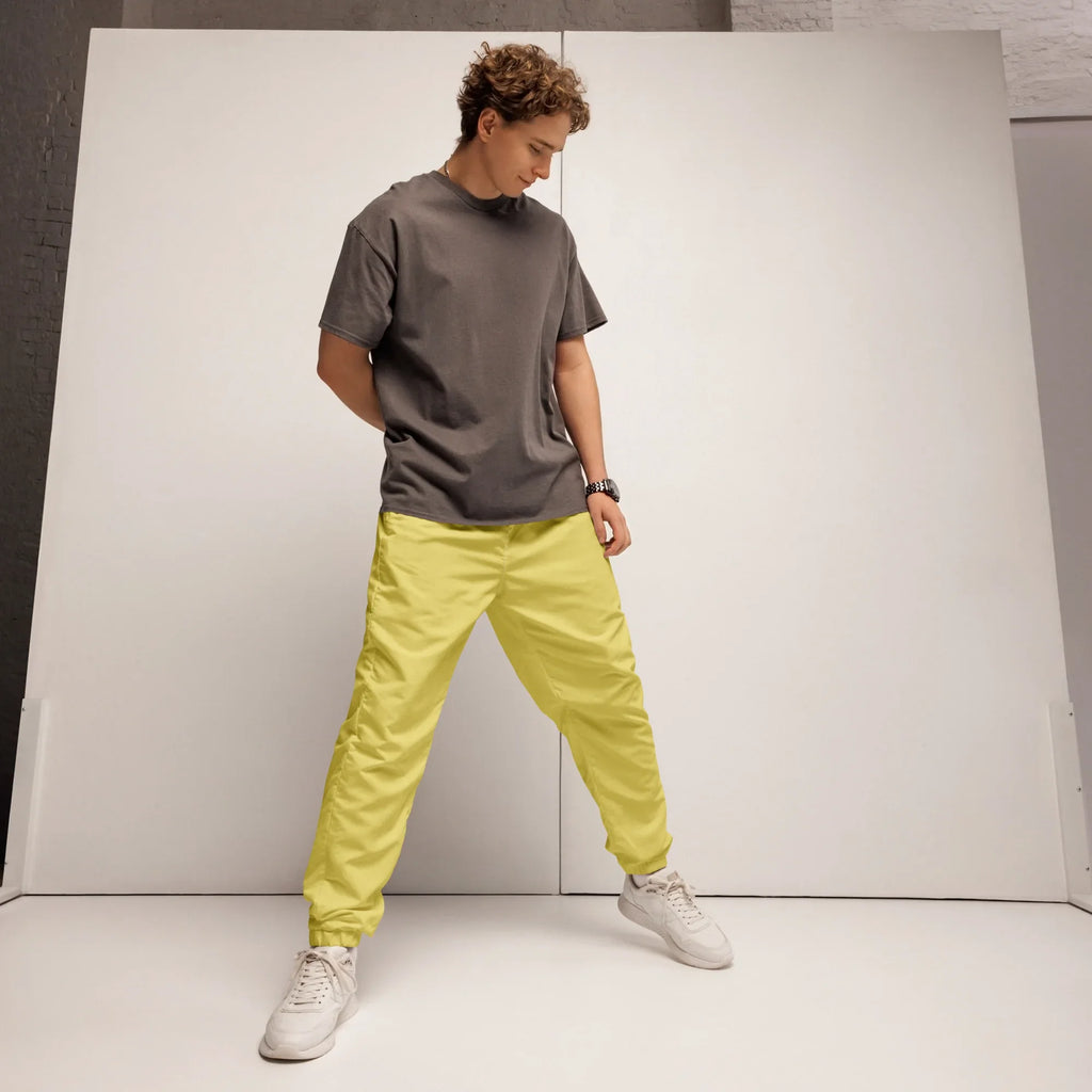 Unisex Track Pants Khaki Track Pants AwRans Clothing all-over-print-unisex-track-pants-white-front-6790eaecc6230