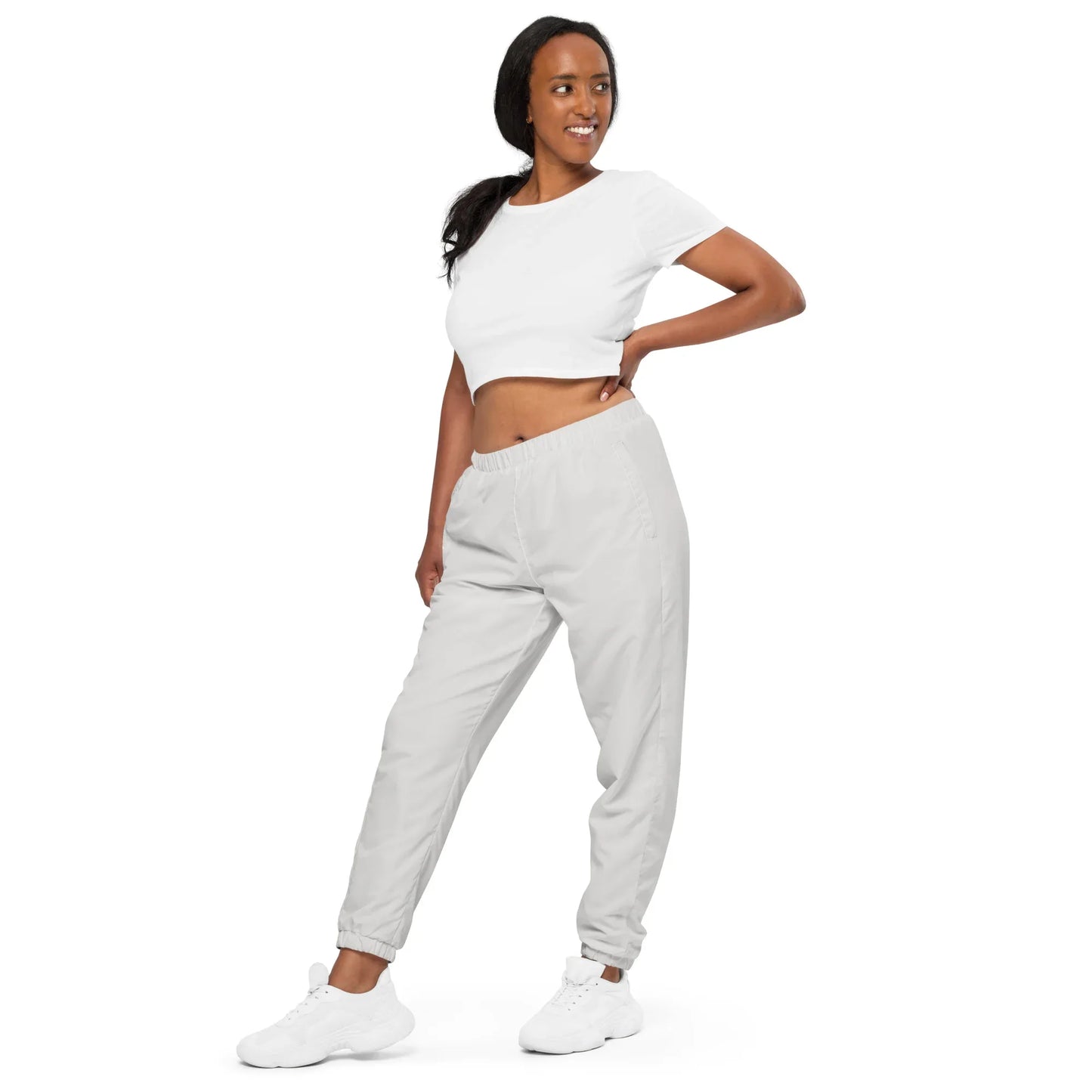 Unisex Track Pants Platinum - AwRans Clothing
