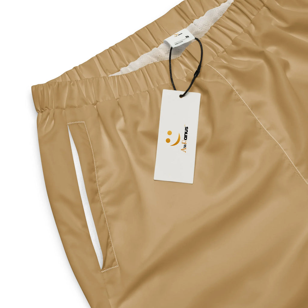 Unisex Track Pants Tan Track Pants AwRans Clothing all-over-print-unisex-track-pants-white-product-details-6790cb26aa9fa