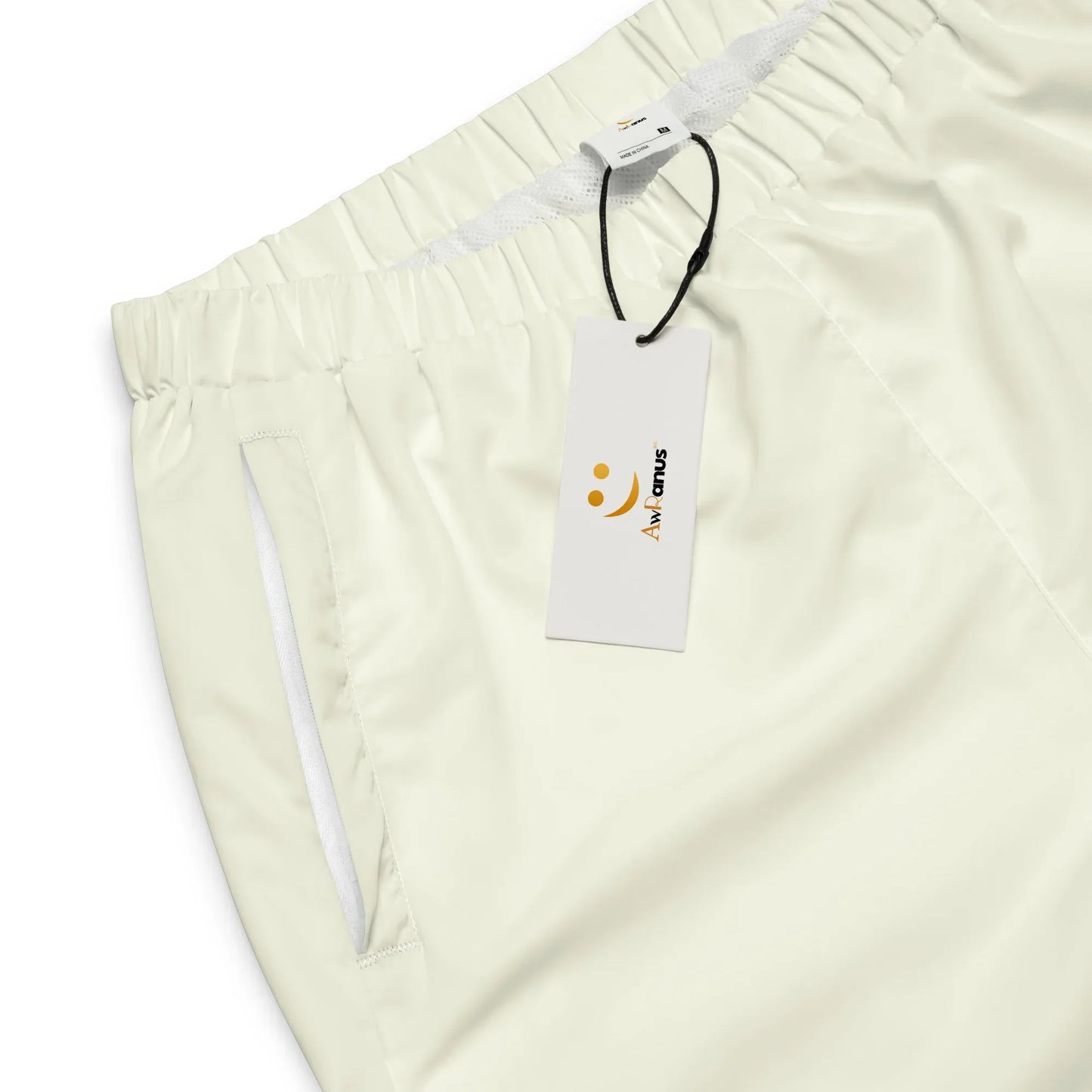 Unisex Track Pants Ivory - AwRans Clothing