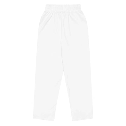 Unisex Wide-leg joggers WHITE - AwRans Clothing