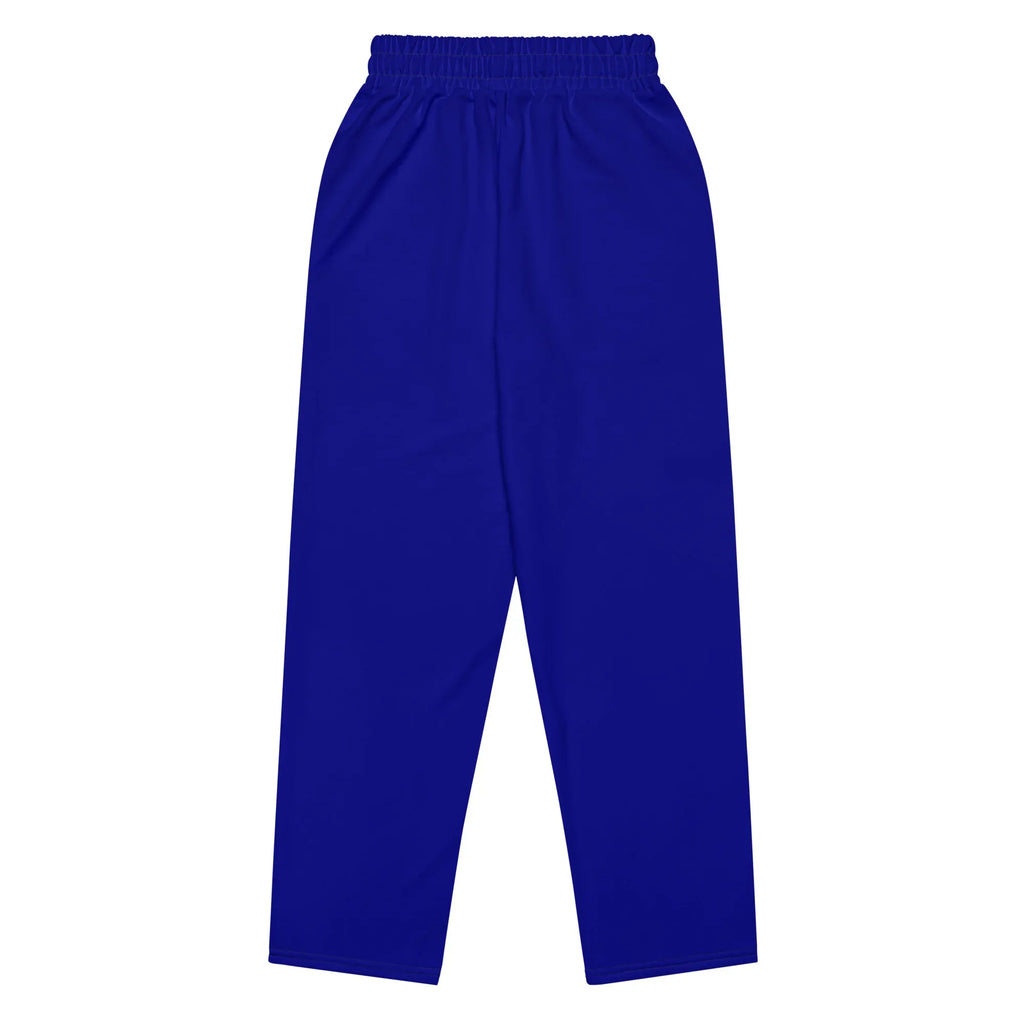 Unisex Wide-leg joggers NavyBlue joggers AwRans Clothing all-over-print-unisex-wide-leg-joggers-white-back-678dbe4fb6d37