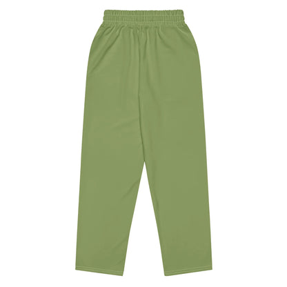 Unisex Wide-leg joggers Sage-Green - AwRans Clothing