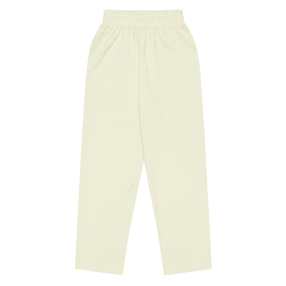 Unisex Wide-leg joggers Beige - AwRans Clothing