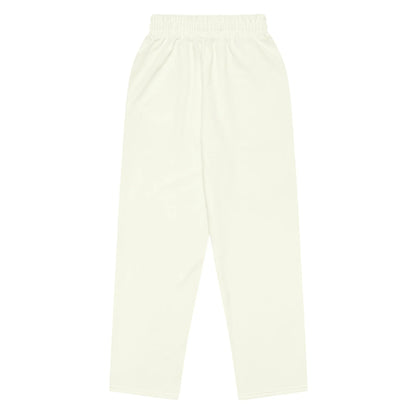 AwRans | Unisex Wide-leg joggers Ivory - AwRans Clothing