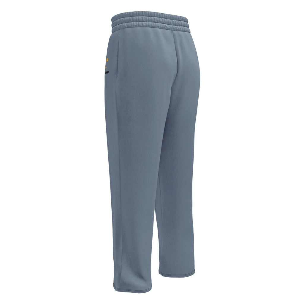 Unisex Wide-leg joggers Slate-Gray joggers AwRans Clothing all-over-print-unisex-wide-leg-joggers-white-back-678f50cc4d027