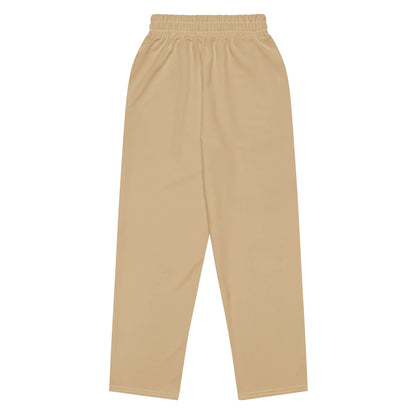Unisex Wide-leg joggers Tan - AwRans Clothing