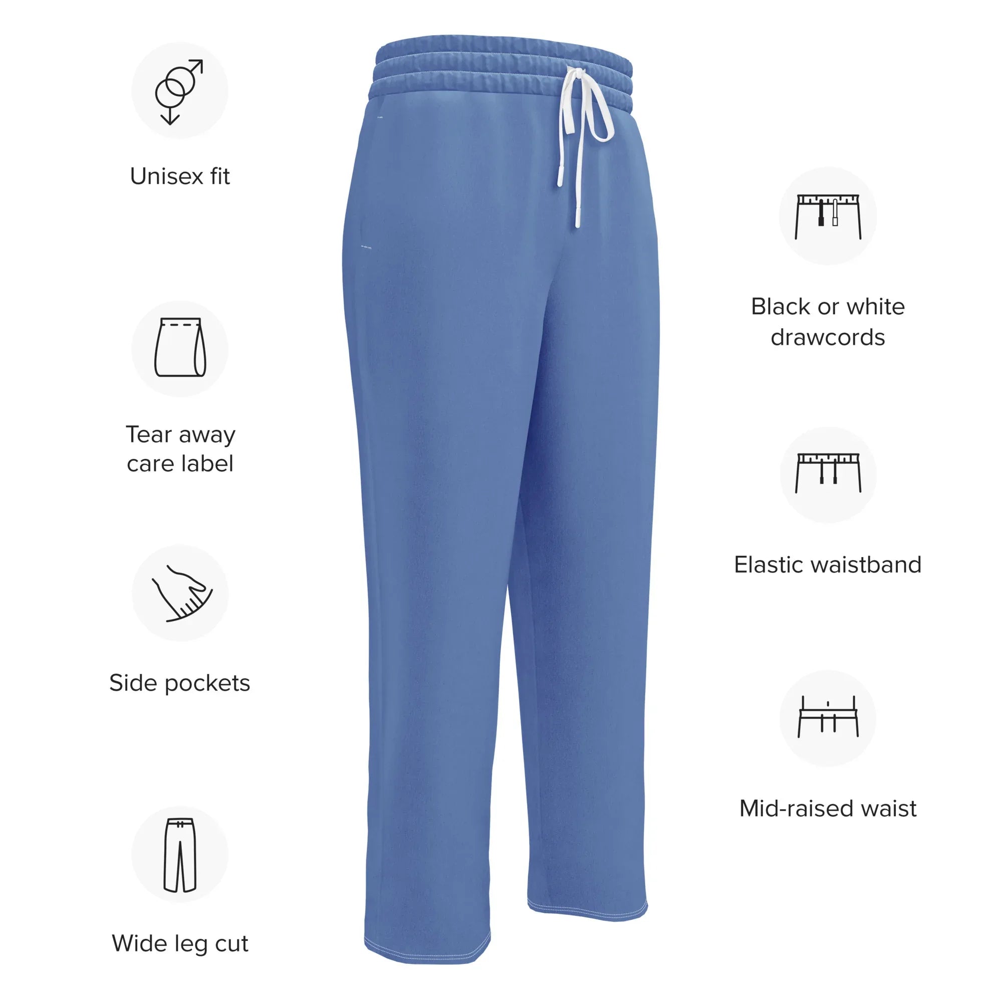 Unisex Wide-leg joggers Glaucous joggers AwRans Clothing all-over-print-unisex-wide-leg-joggers-white-english-678dbe1a6d34a