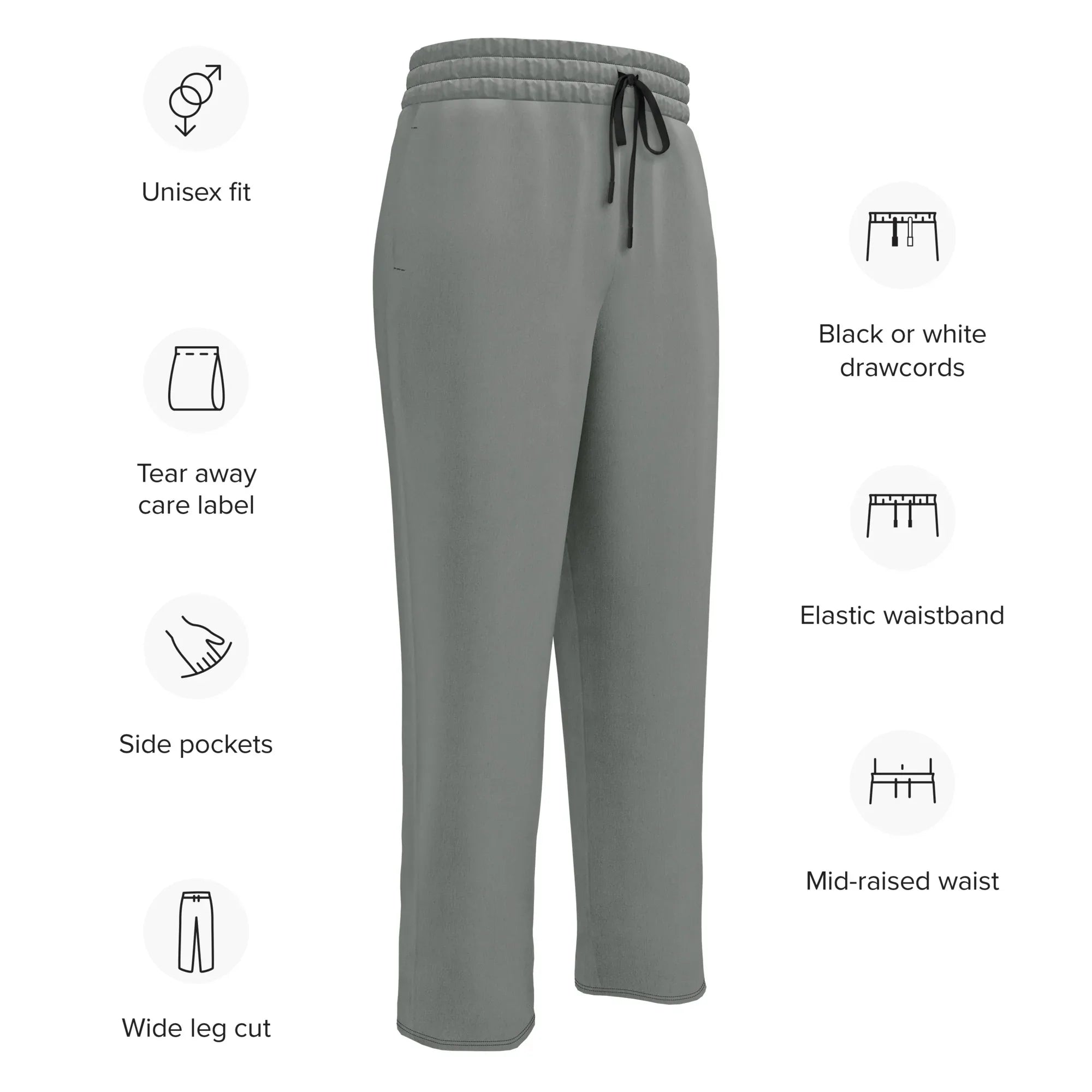 Unisex Wide-leg joggers Smoke joggers AwRans Clothing all-over-print-unisex-wide-leg-joggers-white-english-678dbefad1fb3