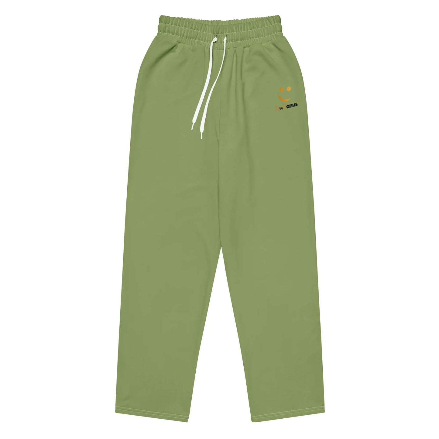 Unisex Wide-leg joggers Sage-Green - AwRans Clothing