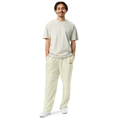 Unisex Wide-leg joggers Beige - AwRans Clothing