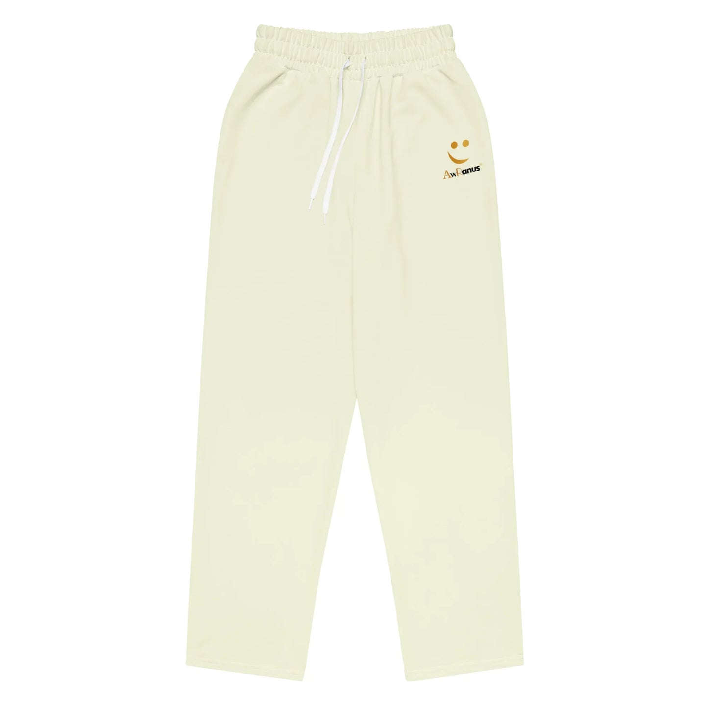 Unisex Wide-leg joggers Beige - AwRans Clothing