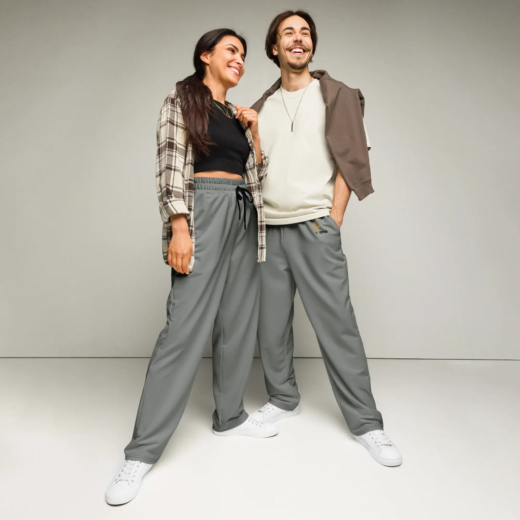 Unisex Wide-leg joggers Smoke 6XL joggers AwRans Clothing all-over-print-unisex-wide-leg-joggers-white-front-678dbefad0af4
