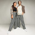 Unisex Wide-leg joggers Smoke 6XL joggers AwRans Clothing all-over-print-unisex-wide-leg-joggers-white-front-678dbefad0af4