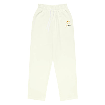 AwRans | Unisex Wide-leg joggers Ivory - AwRans Clothing