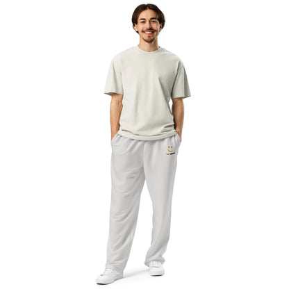 Unisex Wide-leg joggers Platinum - AwRans Clothing