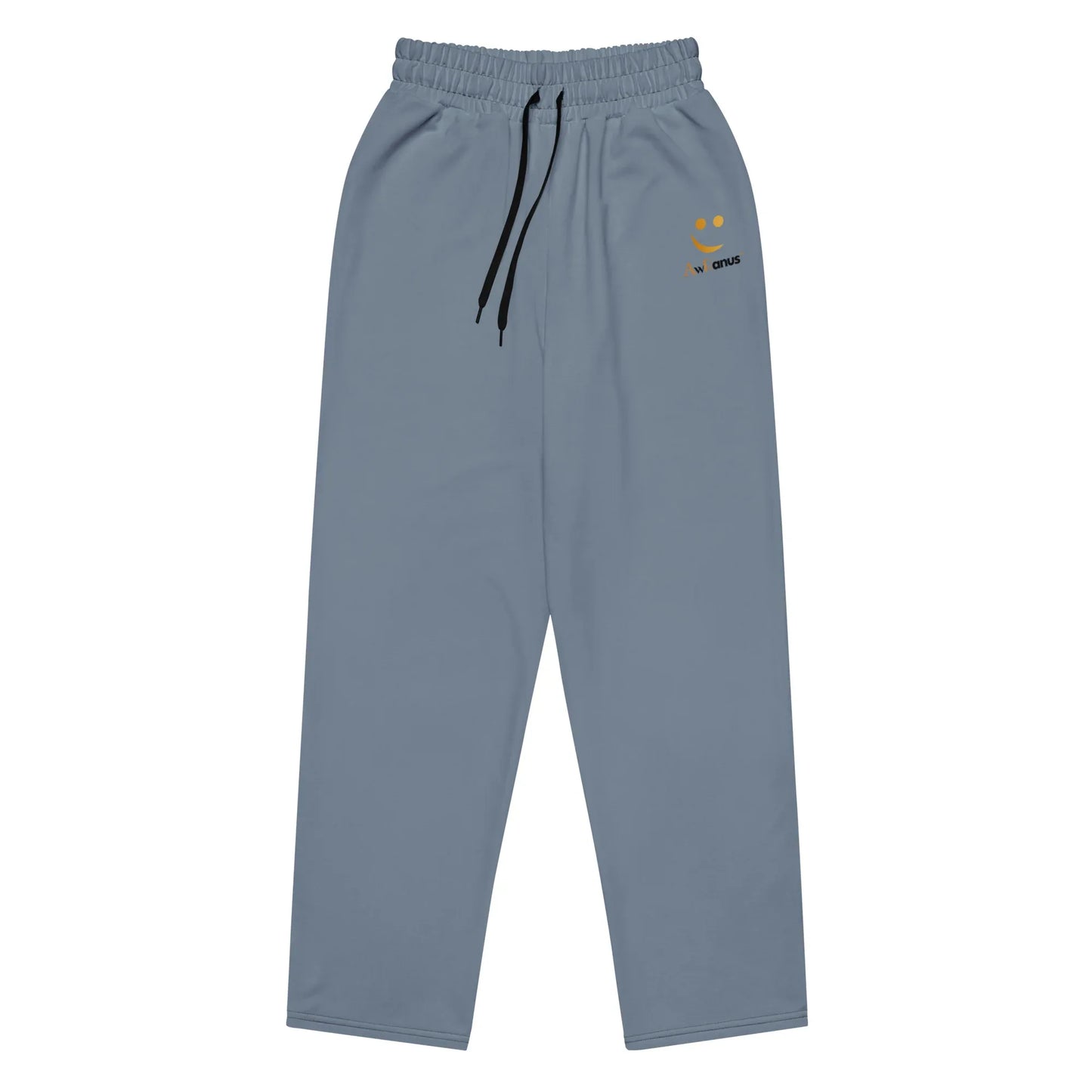 Unisex Wide-leg joggers Slate-Gray - AwRans Clothing