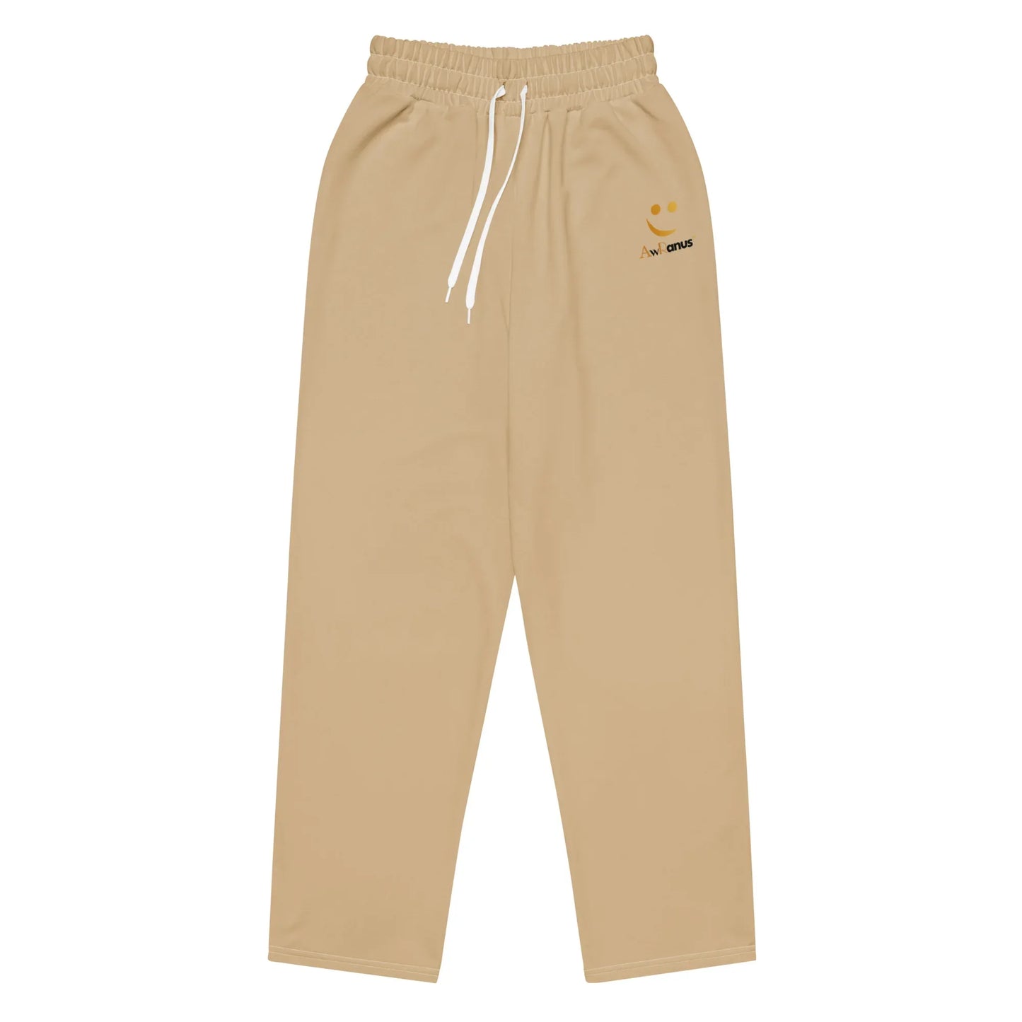 Unisex Wide-leg joggers Tan - AwRans Clothing