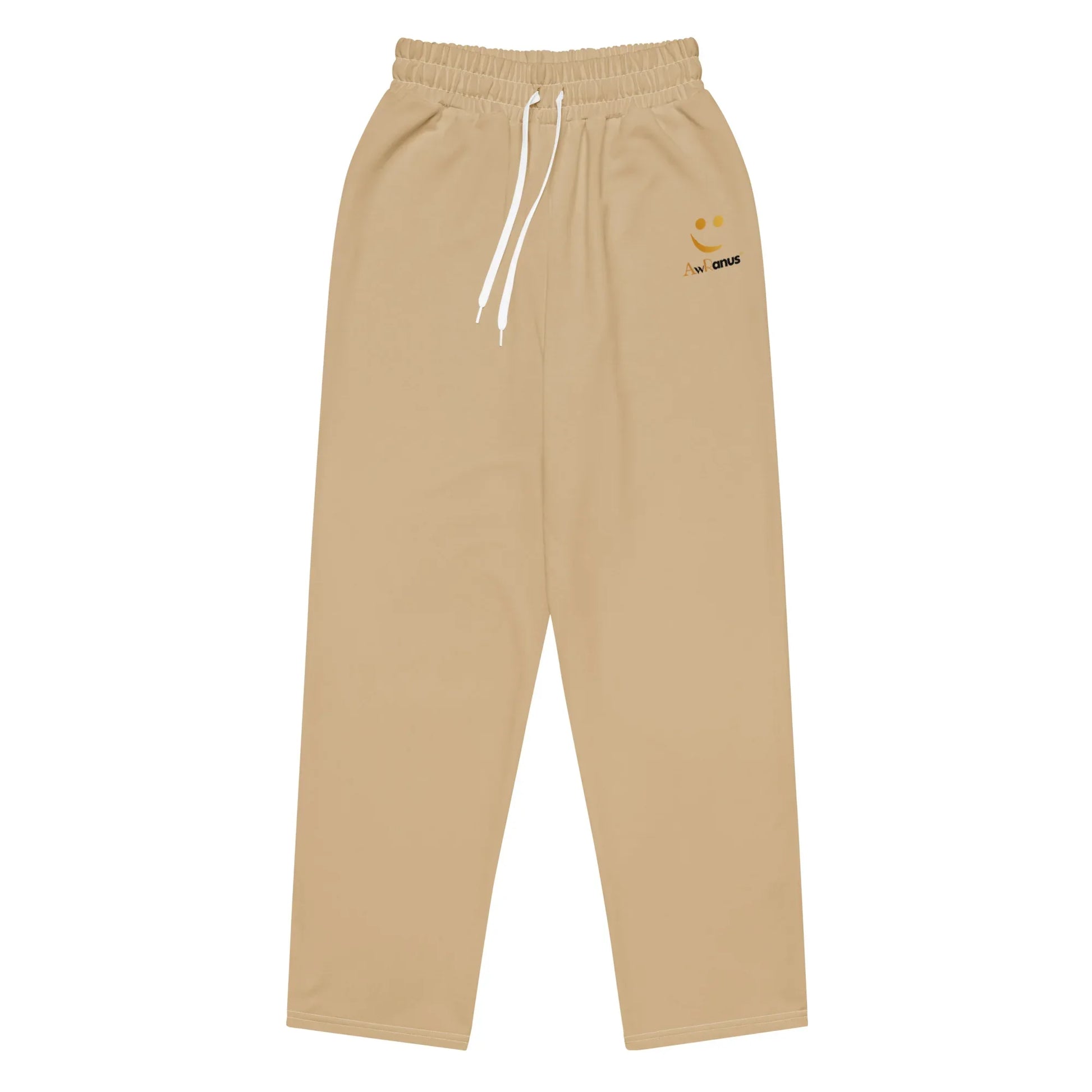 Unisex Wide-leg joggers Tan - AwRans Clothing