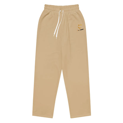Unisex Wide-leg joggers Tan - AwRans Clothing