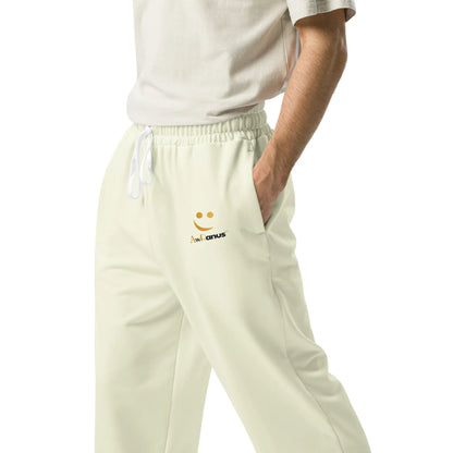 Unisex Wide-leg joggers Beige - AwRans Clothing