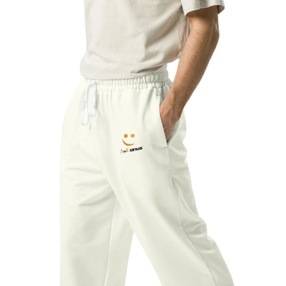 AwRans | Unisex Wide-leg joggers Ivory - AwRans Clothing