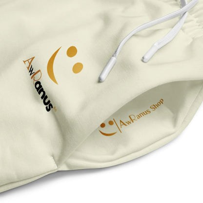 Unisex Wide-leg joggers Beige - AwRans Clothing