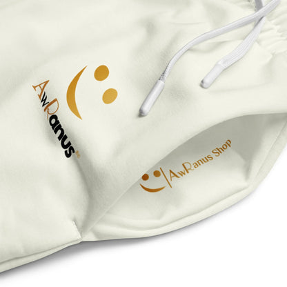 AwRans | Unisex Wide-leg joggers Ivory - AwRans Clothing