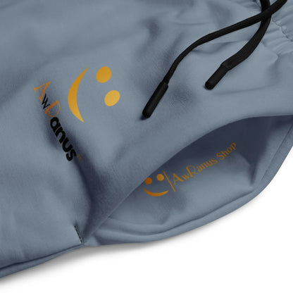 Unisex Wide-leg joggers Slate-Gray - AwRans Clothing