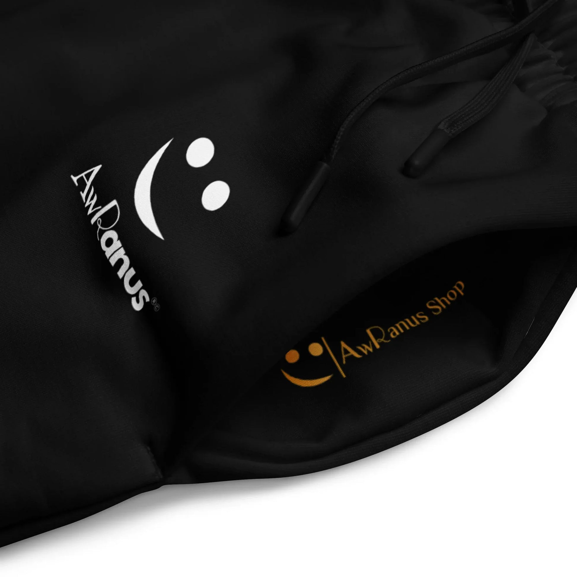 Unisex Wide-leg joggers BLACK - AwRans Clothing