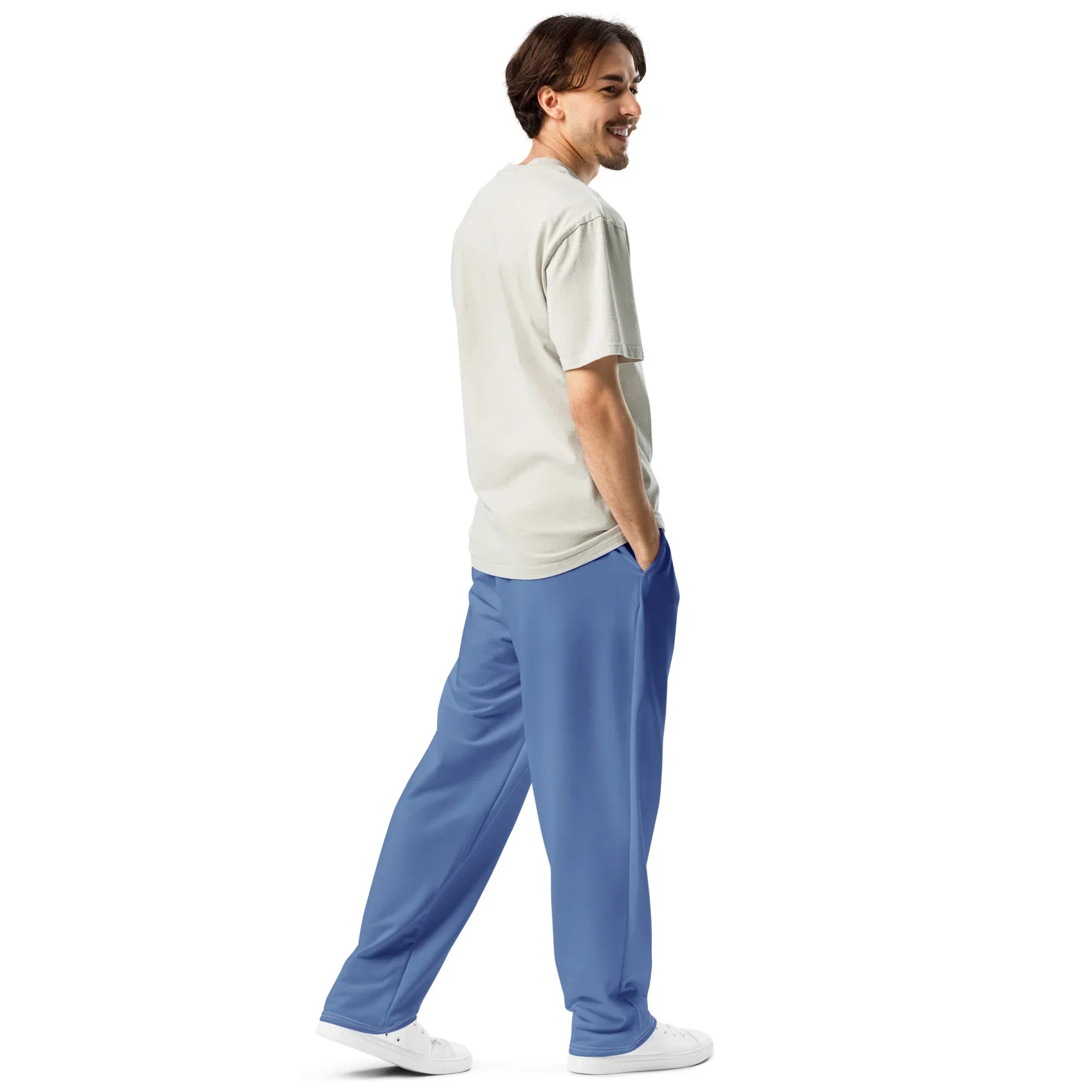Unisex Wide-leg joggers Glaucous joggers AwRans Clothing all-over-print-unisex-wide-leg-joggers-white-right-back-678dbe1a6c77c
