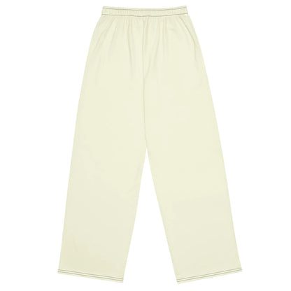 All-over Print Unisex Wide-Leg Pants beige - AwRans Clothing