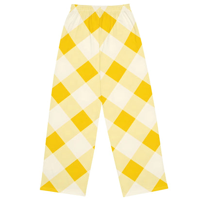 All-over Print Unisex Wide-Leg Pants - AwRans Clothing