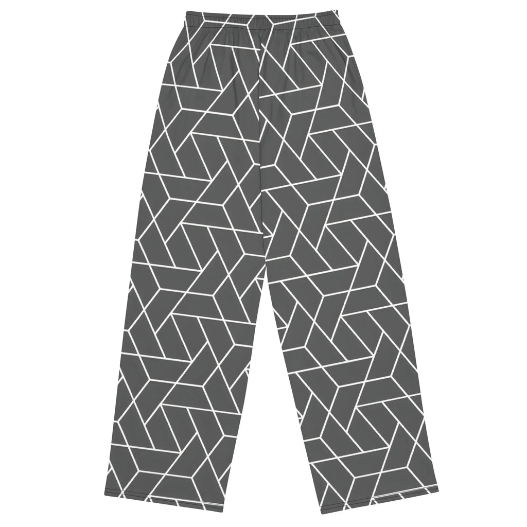 All-over Print Unisex Wide-Leg Pants Pants AwRans Clothing all-over-print-unisex-wide-leg-pants-white-back-67921dee1c4c2
