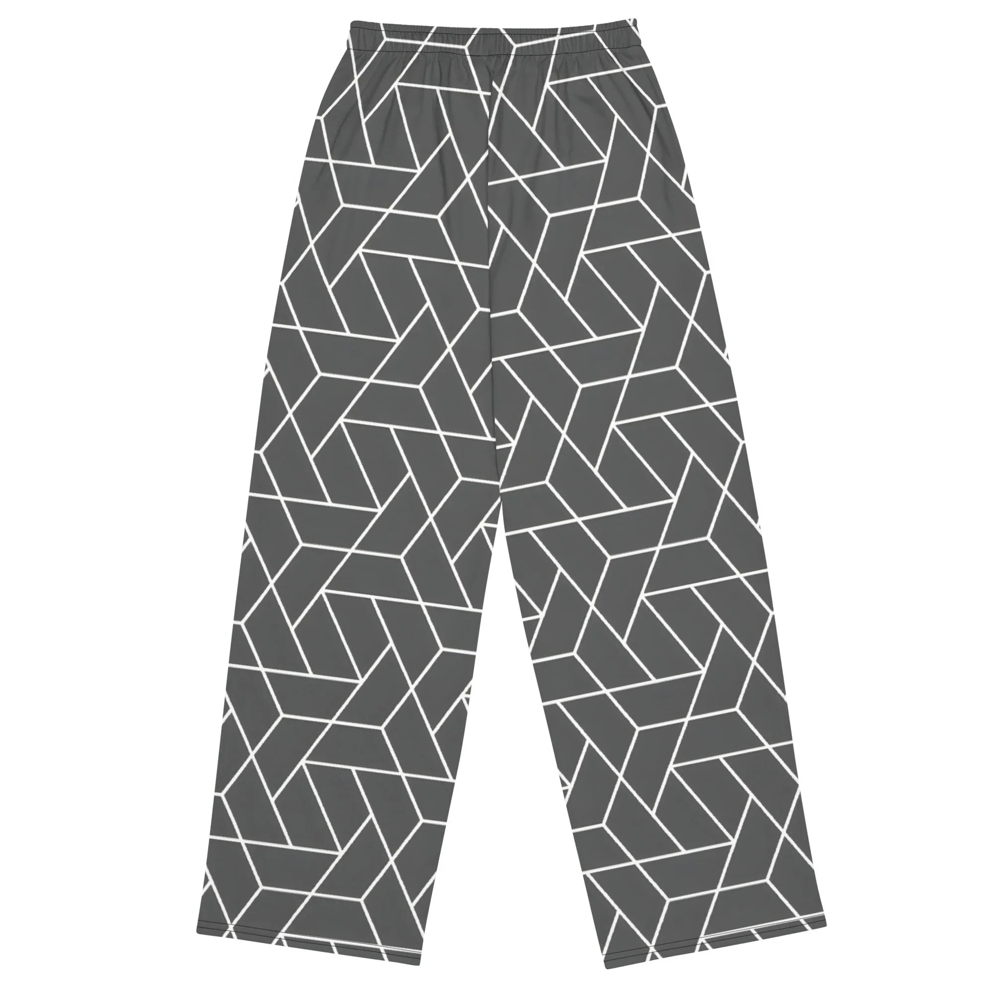 All-over Print Unisex Wide-Leg Pants Pants AwRans Clothing all-over-print-unisex-wide-leg-pants-white-back-67921dee1c4c2