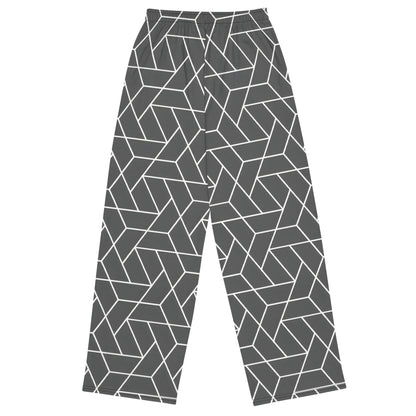 All-over Print Unisex Wide-Leg Pants - AwRans Clothing