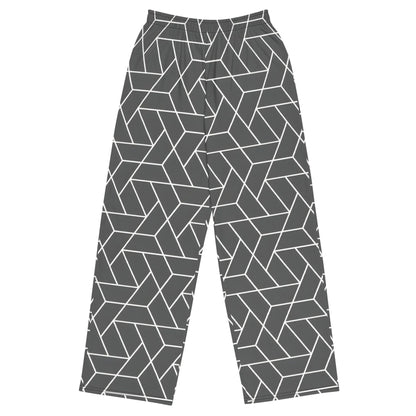 All-over Print Unisex Wide-Leg Pants - AwRans Clothing