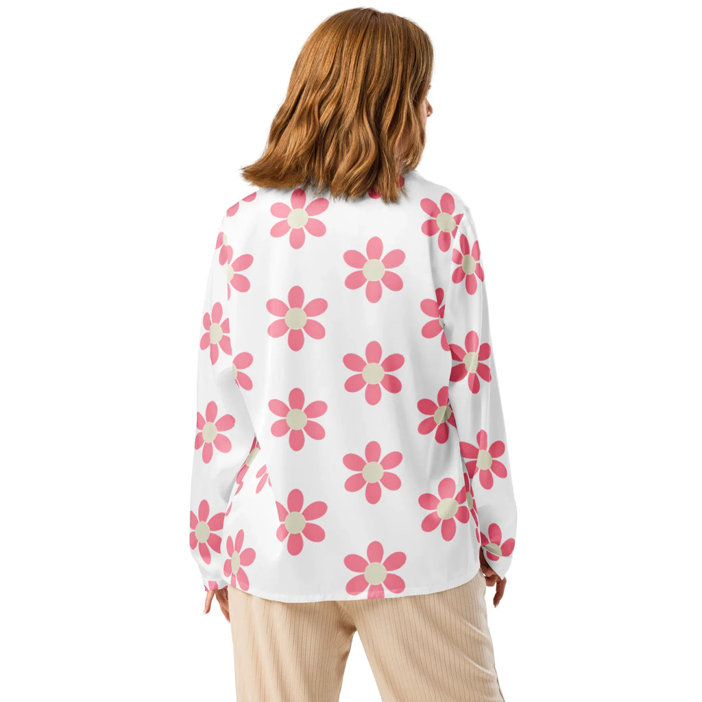 Women’s long sleeve pajama top Women’s long sleeve pajama top AwRans Clothing all-over-print-womens-long-sleeve-pajama-top-white-back-67c3a960505d8