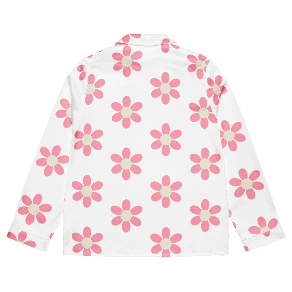 Women’s long sleeve pajama top Women’s long sleeve pajama top AwRans Clothing all-over-print-womens-long-sleeve-pajama-top-white-back-67c3a96051c66
