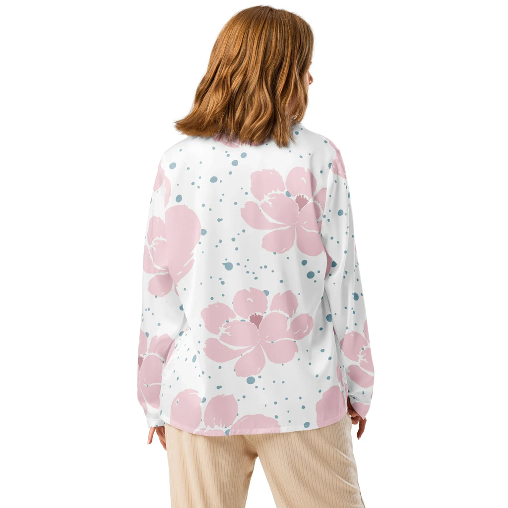 Women’s long sleeve pajama top Women’s long sleeve pajama top AwRans Clothing all-over-print-womens-long-sleeve-pajama-top-white-back-67c3aa27462ad