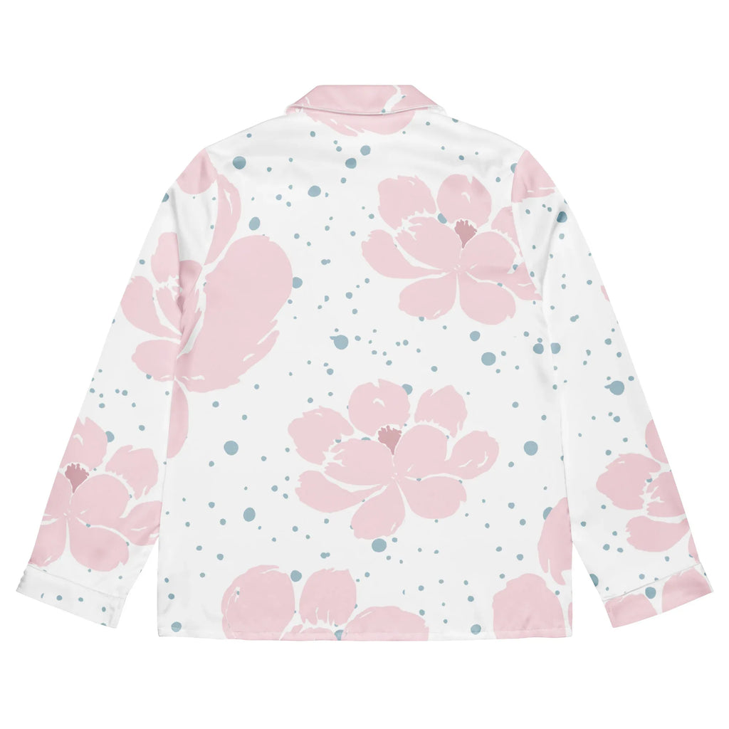 Women’s long sleeve pajama top Women’s long sleeve pajama top AwRans Clothing all-over-print-womens-long-sleeve-pajama-top-white-back-67c3aa27475c9