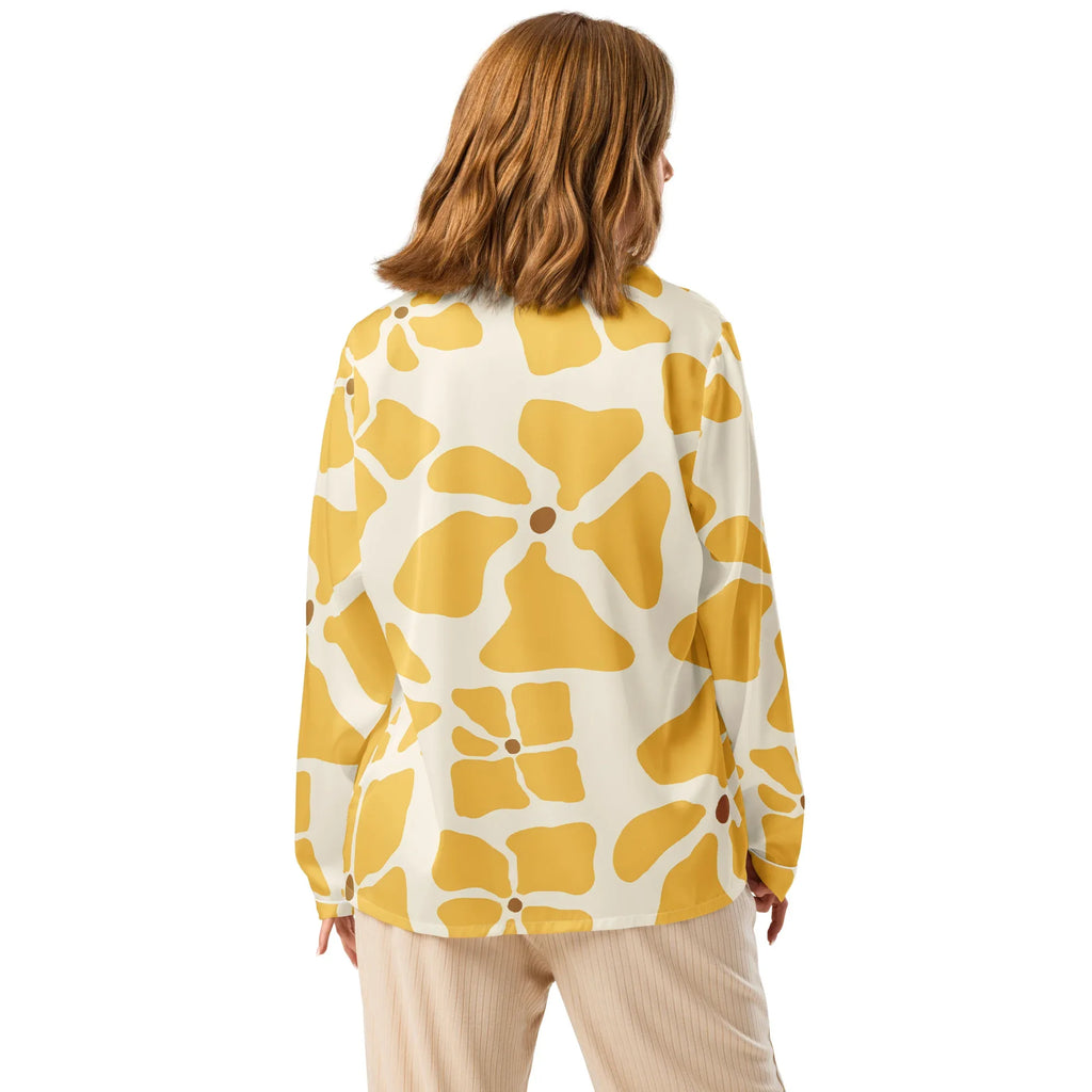 Women’s long sleeve pajama top Women’s long sleeve pajama top AwRans Clothing all-over-print-womens-long-sleeve-pajama-top-white-back-67c3aab324fbd