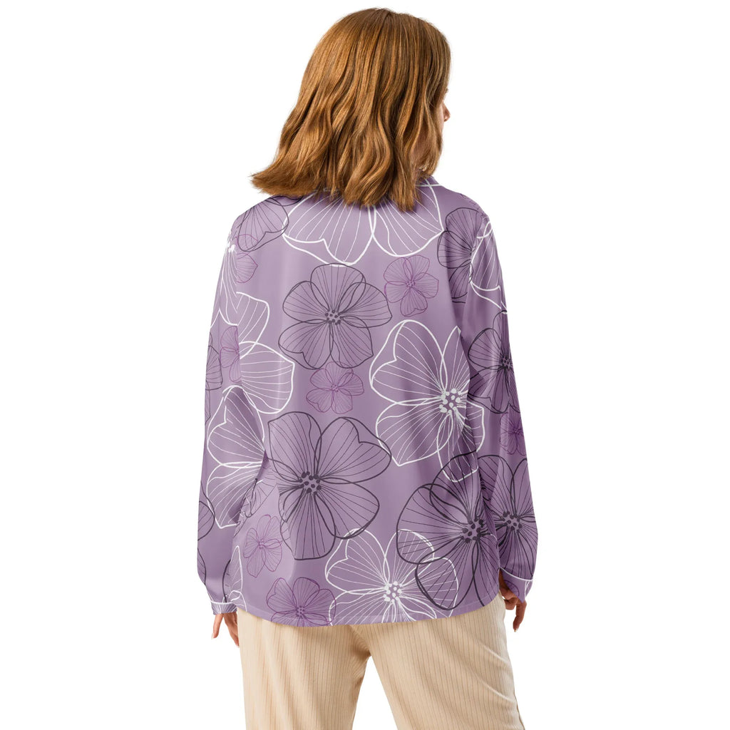 Women’s long sleeve pajama top Women’s long sleeve pajama top AwRans Clothing all-over-print-womens-long-sleeve-pajama-top-white-back-67c3ac53cb6d9
